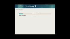 Debian 安装界面